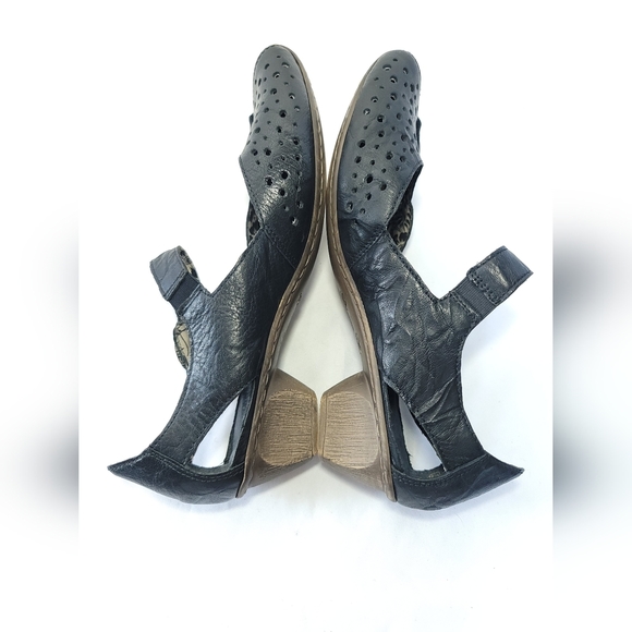 RIEKER Antistress Leather Mary-Jane Cut-out 1.5" Heel 38EU 7US - Picture 3 of 11